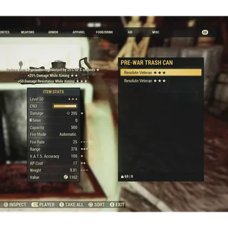 x2 Resolute Veteran Survival Legacies 