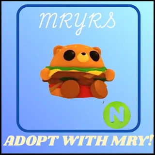 NEON BURGER BEAR 