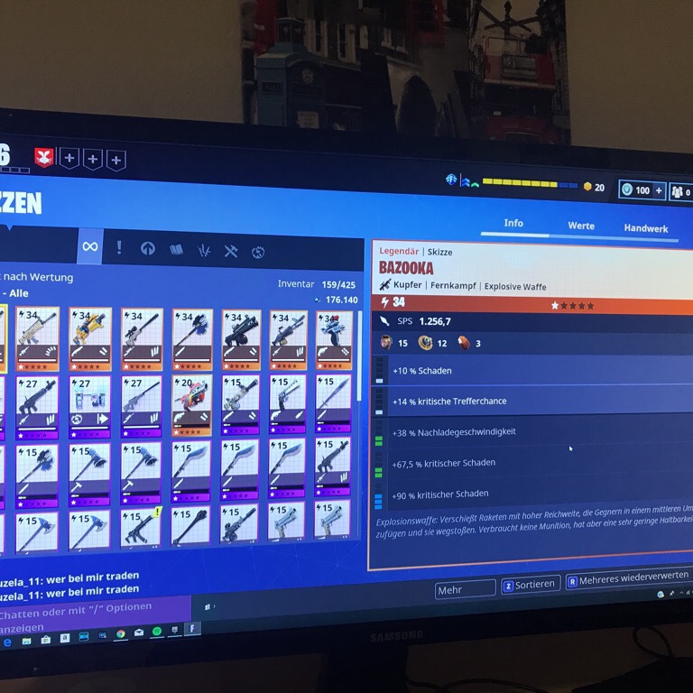 fortnite save the world limited editon - explosionswaffe fortnite