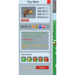 2 bap toy horn / 2 bee ability toy horn / Bee swarm simulator