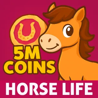 5M Coins Horse Life - Tax Covered