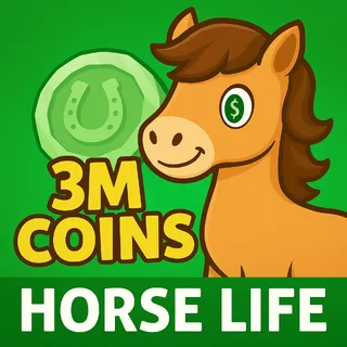 3M Coins Horse Life - Tax Covered