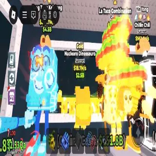 Gold Nuclearo Dinossauro