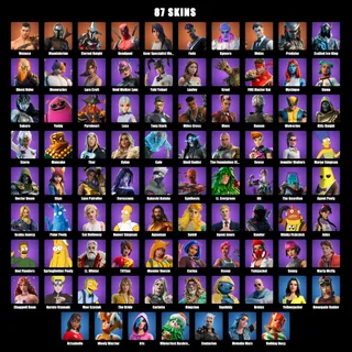 Fortnite Account 87 Skins: Menace | Mandalorian | Eternal Knight | Deadpool | Gear Specialist Maya | Fade | Kymera | Midas...