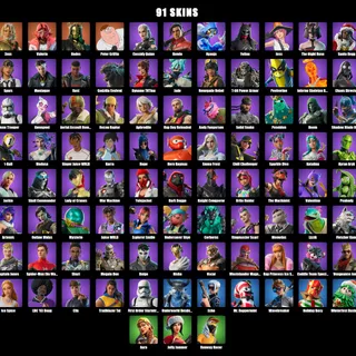 Fortnite Account 91 Skins: Zeus | Valeria | Hades | Peter Griffin | Cassidy Quinn | Kendo | Nyanja | Felina | Joss...