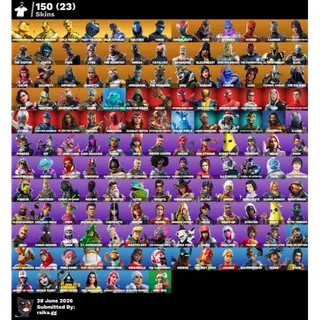 Fortnite Account 150 skins: Fixer | Sultura | Blue Striker | Blizzard Bomber | Valor | Midas | Ultima Knight....