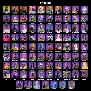 Fortnite Account 87 Skins: Xander | Omegarok | Malik | The Cube Queen | Snap | Spectra Knight | Torin | Mae | Oscar...