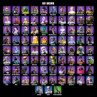 Fortnite Account 83 Skins: Ned Flanders | Onyx Winter | Ziggy | Kingston | Morgan Myst | UNSC Spartan | Superman...