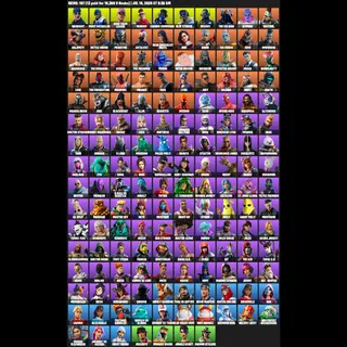Fortnite Account 157 Skins: Warpaint | Point Patroller | Rose Team Leader | Prodigy | Carbon Commando | Blue Striker...