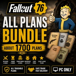 ALL in game tradable plans bundle [about 1700 plans][All plans][All plan]