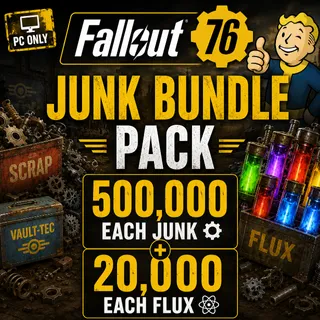 Junk bundle Pack (500,000 each junk + 20,000 each flux)