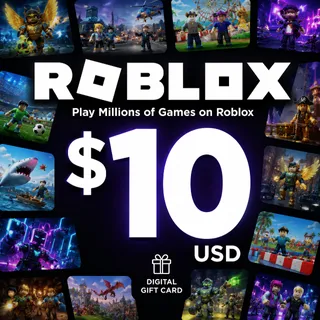 $10 USD Roblox Gift Card