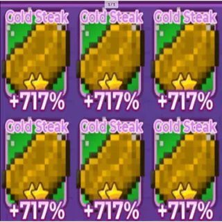 6X 2 STAR GOLD STEAK 717% - +1 SPEED