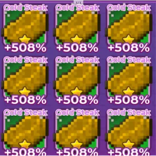 9X 1 STAR GOLD STEAK 508% - +1 SPEED