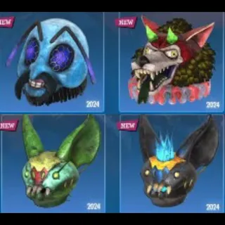 Fasnacht 2024 glowing masks bundle