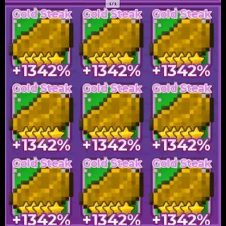 9X 5 STAR GOLD STEAK 1342% - +1 SPEED KEYBOARD ESCAPE