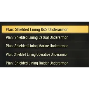 (Bundle)Plan: Shielded Lining Underarmor