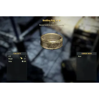 Wedding Ring (+1 luck) (Sneak)
