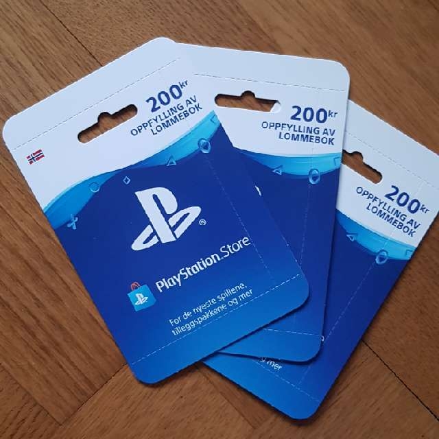 3x200NOK FOR PLAYSTATION STORE. INSTANT - PlayStation Store Gift Cards - Gameflip