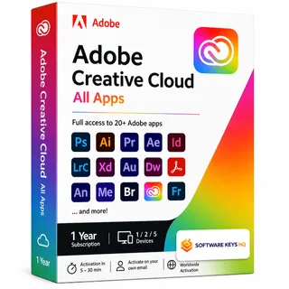 Adobe Creative Cloud - All Apps - 1 Year Subscription (Global)