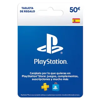 Tarjeta saldo 50 € playstation