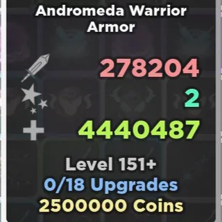 Andromeda Warrior Armor