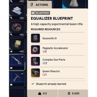 EQUALIZER BLUEPRINT | $5