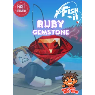 Ruby Gemstone | Fisht It | Fast Delivery