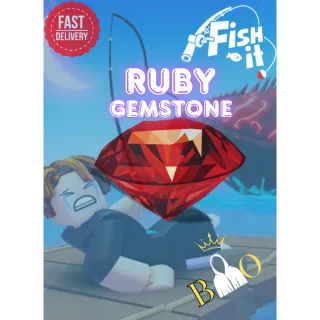 Ruby Gemstone | Fisht It | Fast Delivery