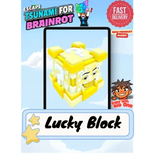 Lucky Block | Lv & Mutation Random | Escape Tsunami for Brainrot | Fast Trade