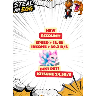 Account Steal an Egg |Roblox - Steal an Egg | Cheapest Offer