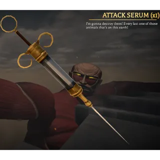 Attack Serum | Attack On Titan Revolution (AOTR) - Roblox | Cheapest Offer