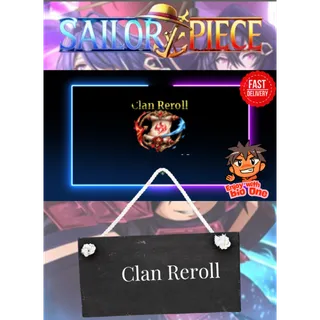 Clan Reroll | Sailor Piece | Fast Delivery