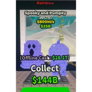 Spooky and Pumpky Rainbow | Steal A Brainrot | Fast Delivery