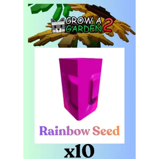 Rainbow Seed x 10 | Grow A Garden 2 | Cheapest Offer