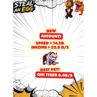 Account Steal an Egg |Roblox - Steal an Egg | Cheapest Offer