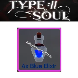 4x Blue Elixir - Type Soul
