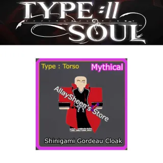 Shinigami Gordeau Cloak - Type Soul