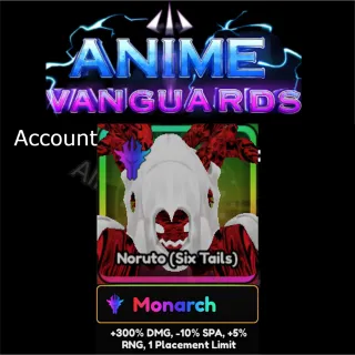 Noruto (Evolved)| Monarch |- Anime Vanguards Account