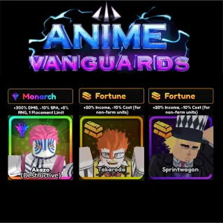 Anime Vanguards Account