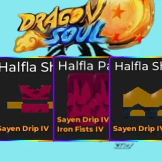 Halfla Set (Sayen Drip 4) (Shirt,Pants,Shoes) - Dragon Soul
