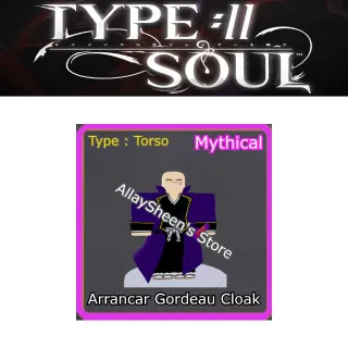 Arrancar Gordeau Cloak - Type Soul