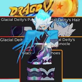 Glacial Deity Set ( Shirts,Pants, Shoes , Head, Face ) (2025 Winter) - Dragon Soul