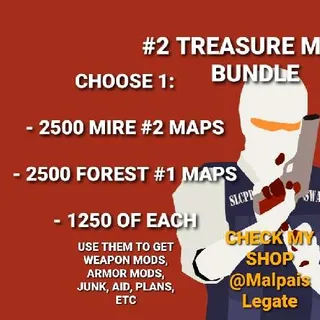 2500 Treasure Maps Deal