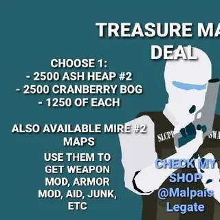 2500 Treasure Maps Deal