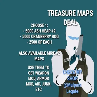 5000 Treasure Maps Deal