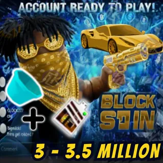 BLOCKSPIN ACCOUNT 3  - 3.5 MILLION
