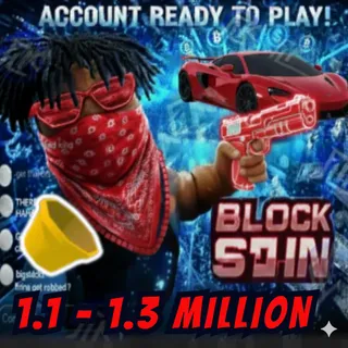 BLOCKSPIN ACCOUNT 1 - 1.3 MILLION