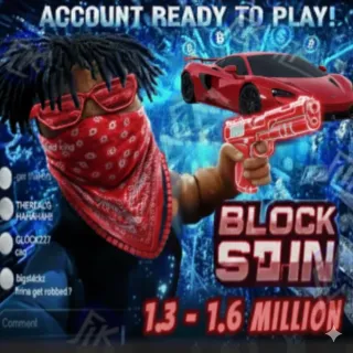BLOCKSPIN ACCOUNT 1.3 - 1.6 MILLION