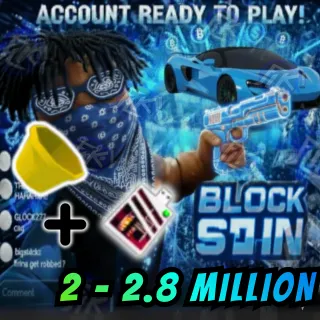BLOCKSPIN ACCOUNT 2 - 2.8 MILLION